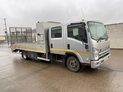 ISUZU EURO 5 7.5 TON CREW CAB BEAVERTAIL PLANT LORRY