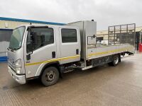 ISUZU EURO 5 7.5 TON CREW CAB BEAVERTAIL PLANT LORRY - 4