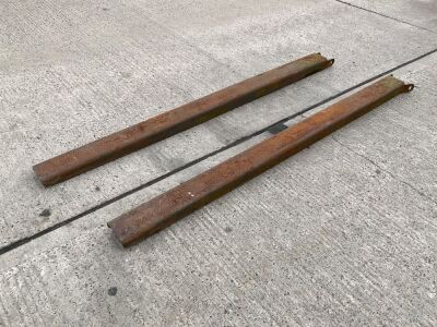 2No. APPROX. 8ft EXTENSION FORKS