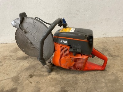 HUSQVARNA K760 PETROL CONCRETE SAW & DIAMOND BLADE
