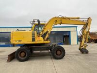 KOMATSU PW130-6K 13 TON RUBBER WHEELED EXCAVATOR - 6