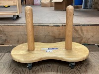 UNUSED KIT FOR KIDS HARDWOOD MOBILE STORAGE RACK