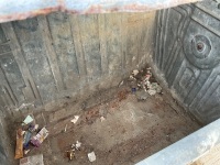 1No. GALVANISED 1100L REFUSE BIN  - 4