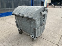1No. GALVANISED 1100L REFUSE BIN  - 5