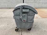 1No. GALVANISED 1100L REFUSE BIN  - 8