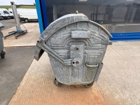 1No. GALVANISED 1100L REFUSE BIN  - 6