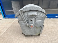 1No. GALVANISED 1100L REFUSE BIN  - 6