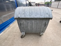 1No. GALVANISED 1100L REFUSE BIN  - 8