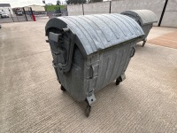 1No. GALVANISED 1100L REFUSE BIN  - 9