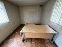 APPROX. 30ft x 10ft STEEL CLAD 2 OFFICE CABIN - 9