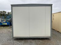 APPROX. 30ft x 10ft STEEL CLAD 2 OFFICE CABIN - 18