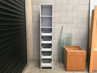 OPEN FRONT SHOE STORAGE UNIT