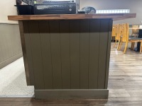 APPROX. 7M COUNTER RUN WITH DROP-IN REFRIGERATED DISPLAY & 3 TIER COUNTERTOP FOOD DISPLAY - 7