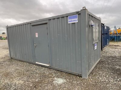 APPROX. 20ft x 9ft ANTI VANDAL OPEN PLAN SITE HUT