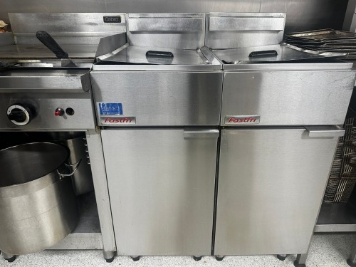 FASTFRI TWIN BASKET FRESTANDING FRYER (LPG)