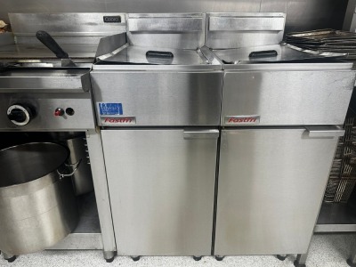 FASTFRI TWIN BASKET FRESTANDING FRYER (LPG)