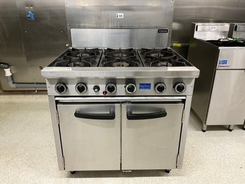 COBRA 6 BURNER GAS OVEN (LPG)