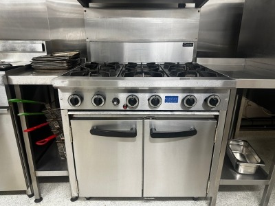 COBRA 6 BURNER GAS OVEN (LPG)