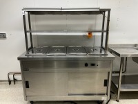 LINCAT BAIN MARIE TOP HOT CUPBOARD WITH DOUBLE GANTRY (3 PHASE)