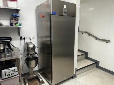 ELECTROLUX STAINLESS STEEL UPRIGHT SINGLE DOOR FREEZER