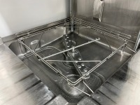 ELECTROLUX NHT8G COMMERCIAL PASS THROUGH DISHWASHER WITH CANOPY & 1140mm FEEDER BENCH - 4