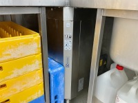 ELECTROLUX NHT8G COMMERCIAL PASS THROUGH DISHWASHER WITH CANOPY & 1140mm FEEDER BENCH - 10