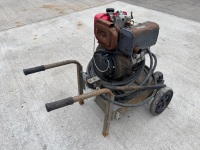 INISHOWEN HYDRACUT 270F HYDRAULIC STONE GULLOTINE & POWER PACK - 16