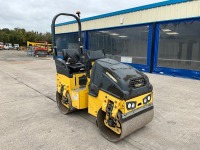 BOMAG BW90AD DIESEL RIDE ON DOUBLE DRUM ROLLER - 7