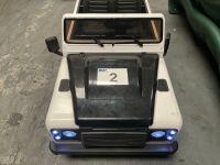 KIDS LAND ROVER DEFENDER BATTERY OPERATED 4WD 2 SEAT RIDE-ON 4X4, PARENT CONTROL & CHARGER  - 3