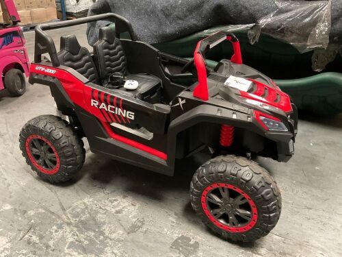 KIDS BATTERY OPERATED RIDE-ON UTV-2000, PARENT REMOTE & CHARGER 