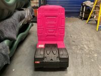 MERCEDES-BENZ ACTROS 'PINK CHAMPION' BATTERY OPERATED RIDE-ON TRUCK, PARENT REMOTE & CHARGER - 11