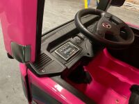 MERCEDES-BENZ ACTROS 'PINK CHAMPION' BATTERY OPERATED RIDE-ON TRUCK, PARENT REMOTE & CHARGER - 12