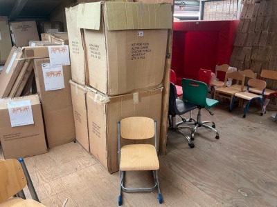 APPROX. 8No. UNUSED KIT FOR KIDS ALPHA CHAIRS BEECH