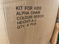 APPROX. 8No. UNUSED KIT FOR KIDS ALPHA CHAIRS BEECH - 2