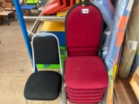 6No. ASSORTED UNUSED BANQUET/ STACKING CHAIRS - 2