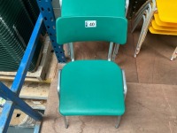 APPROX. 6No. UNUSED METALLIFORM SIZE MARK 5&6 GREEN CLASSROOM CHAIRS - 3