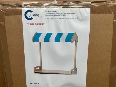 UNUSED MILLHOUSE CANOPY ADD-ON FOR UNITS 900MM WIDE PRODUCT CODE PT628 FLATPACKED