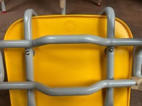 APPROX. 4No. UNUSED METALLIFORM SIZE MARK 3&4 YELLOW CLASSROOM CHAIRS - 4