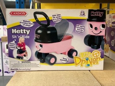 UNUSED CASDON HETTY SIT 'N' RIDE TOY