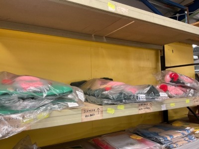 SHELF CONTENTS OF ASSORTED UNUSED TWOEY EDUCATIONAL HUMAN BODY ADULT TUNICS & HEALTHY ORGAN SETS