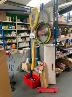 LARGE QUANTITY OF ASSORTED UNUSED OUTDOOR PLAY GAMES & ACTIVITIES