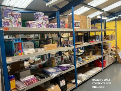 APPROX. 3No. BAYS OF METAL SHELVING