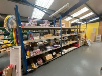 APPROX. 3No. BAYS OF METAL SHELVING - 2