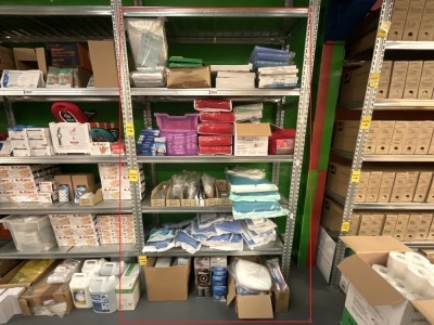 LARGE QTY OF UNUSED FIRST AID SUPPLIES