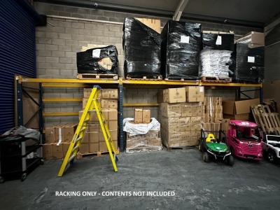 APPROX. 3No. BAYS OF PALLET RACKING