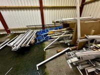 LARGE QUANTITY OF ASSORTED METAL SHELVING - 15