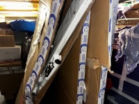 UNUSED 1800x1200 MOBILE SWIVEL DOUBLE SIDED WHITEBOARD FLATPACKED - 3