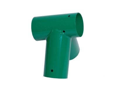 APPROX. 144No. ROUND BRACKETS 100mm WITH ANGLE ODP5018 ASSORTED COLOURS GREEN & YELLOW