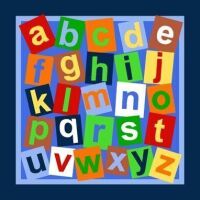 UNUSED HOUSE OF KIDS ABC LOWER CASE MAT 22102 200x200cm