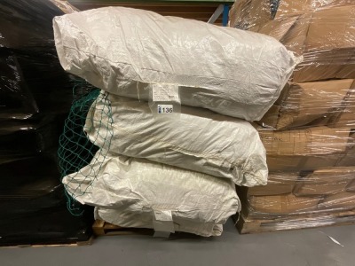 4No. BAGS OF HDPR SAFETY NETS ODP5083 GREEN